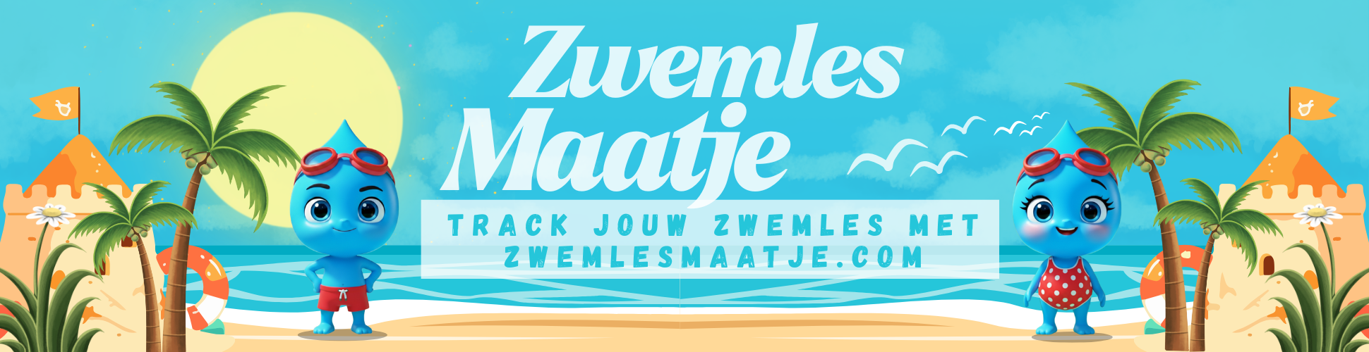 Zwemlesmaatje — Volg de zwemlesvoortgang van je kind